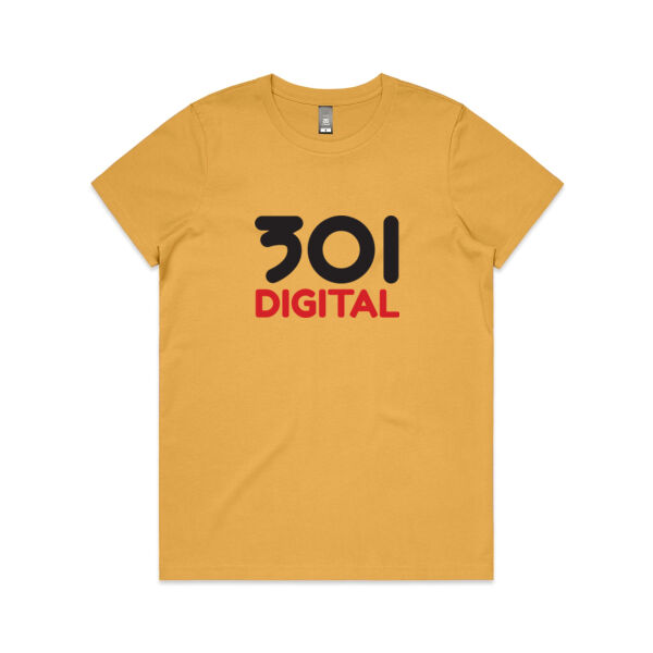 Retro 301 Digital - AS Colour Women's Maple Crew Neck Tee Thumbnail